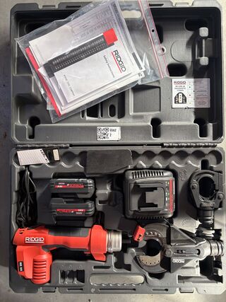 Accu krimpgereedschap Ridgid, RE60